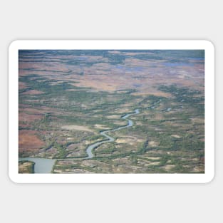 Flying Over Kakadu Sticker